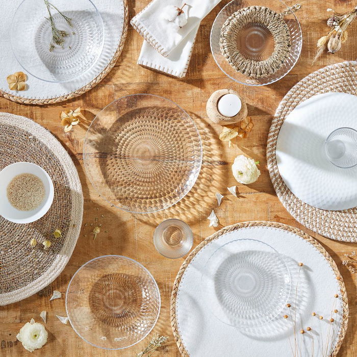 Plato Postre Opal Pampille Blanco Luminarc 19 cm