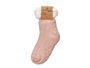Giftdecor Calcetín Sherpa Adulto Rosa Claro