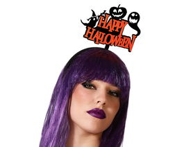Diadema Halloween Divertida Accesorio Decorativo Temática Fiesta Bruja Vampira
