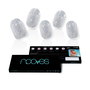 Láminas de Gel para Uñas Nooves Láminas De Uñas De Gel Glitter grey 20 Piezas