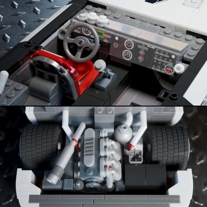 Mega Bloks Hot Wheels Audi 90 Quattro IMSA GTO Coche de Colección 1:15 con 973 Bloques
