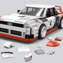 Mega Bloks Hot Wheels Audi 90 Quattro IMSA GTO Coche de Colección 1:15 con 973 Bloques