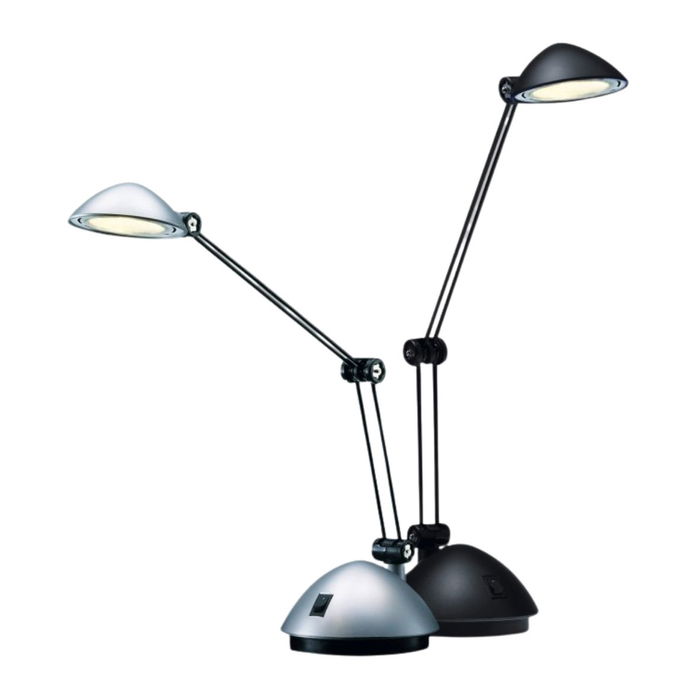 Archivo 2000 Lámpara LED Space Articulada Negra 130x340x220mm 5040 NE MT