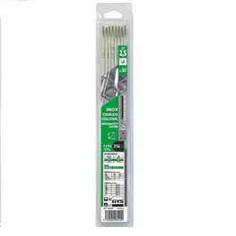 DUVER Electrodos Inoxidables 316L 2,5 x 300 mm (10 Unidades)