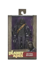 NECA Figura Gorilla Soldier El Planeta de los Simios 18cm Articulada con Accesorios Basada en la Película de 1968