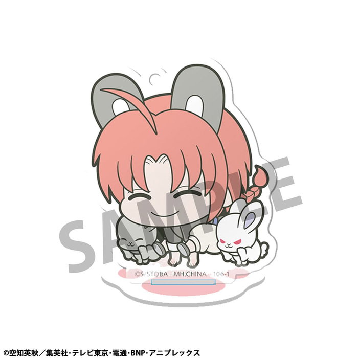 Gintama Figuras acrílico Prince Hata & Animal Paradise 6 cm Expositor (6)