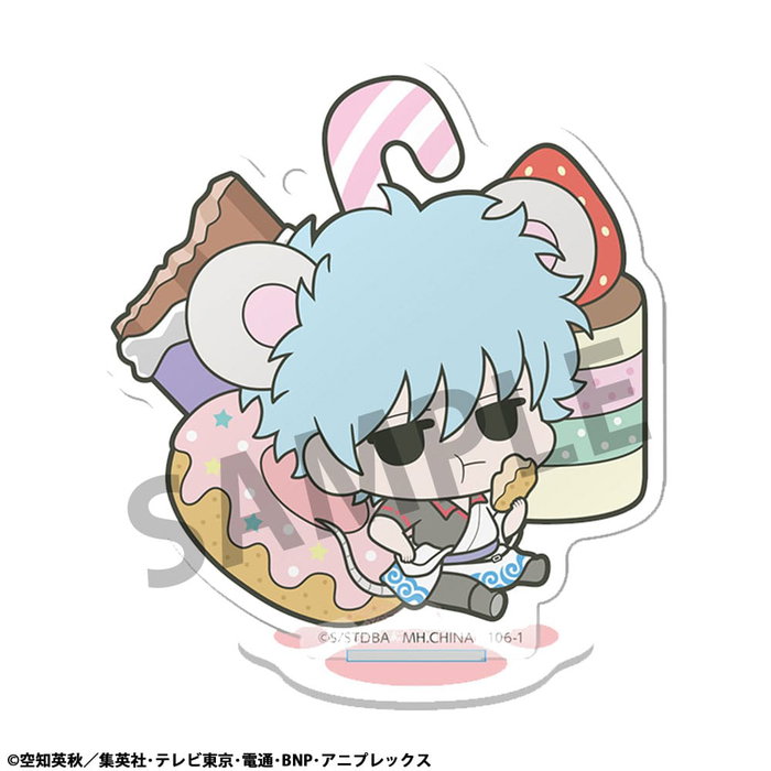 Gintama Figuras acrílico Prince Hata & Animal Paradise 6 cm Expositor (6)