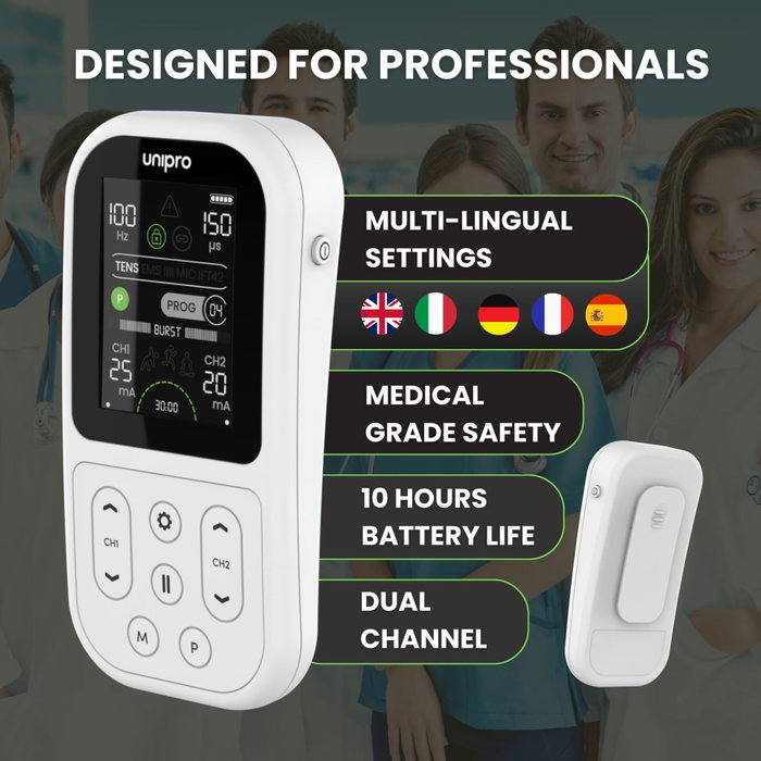 Tenscare Unipro Dispositivo de Multiterapia para Fisioterapia y Rehabilitación