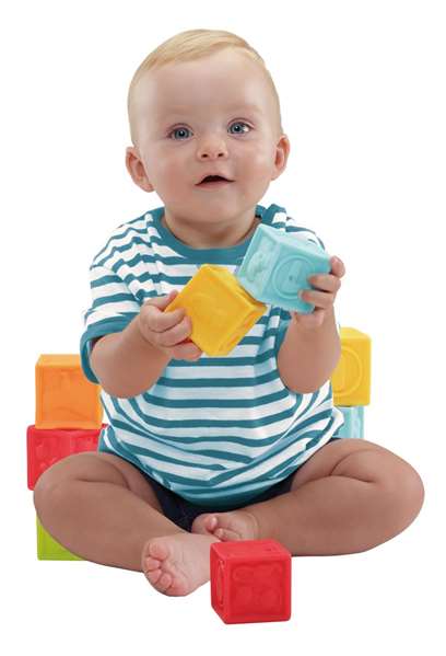 Molto Bolsa Cubos Sensoriales 12 Piezas, Juego Educativo de Plástico para Bebés 6 Meses a 99 Años