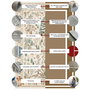Conceptum Els1813 Alfombra de Pasillo 80x150cm, Terciopelo Lavable a Máquina, Antideslizante