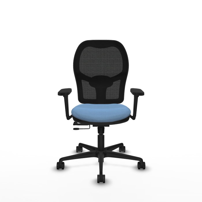 PIQUERAS Y CRESPO Silla de oficina Jorquera con mecanismo Sincro/Traslack Azul cielo PIQUERAS Y CRESPO Silla de oficina Jorquera con mecanismo Sincro/Traslack Azul cielo