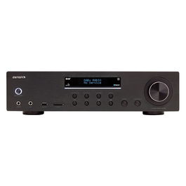 Aiwa AMR-200DAB Stereo Receiver 200W con Bluetooth, DAB+/FM Radio, USB, Pantalla - Negro