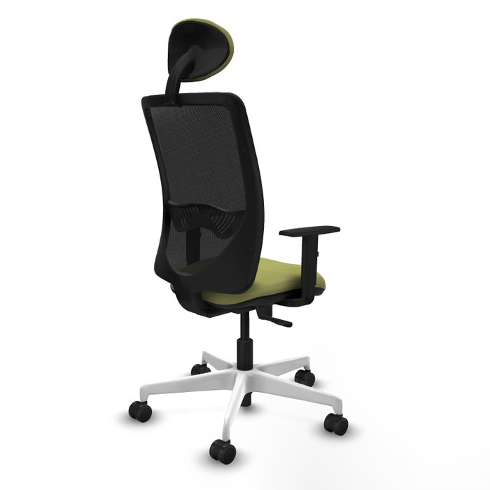 PIQUERAS Y CRESPO Silla de oficina Zulema con mecanismo Sincro, Verde oliva y Negro PIQUERAS Y CRESPO Silla de oficina Zulema con mecanismo Sincro, Verde oliva y Negro