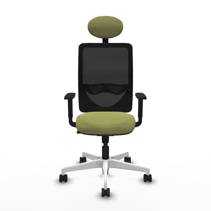 PIQUERAS Y CRESPO Silla de oficina Zulema con mecanismo Sincro, Verde oliva y Negro PIQUERAS Y CRESPO Silla de oficina Zulema con mecanismo Sincro, Verde oliva y Negro