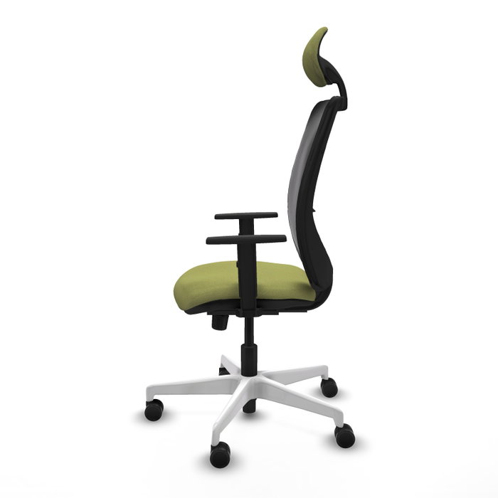 PIQUERAS Y CRESPO Silla de oficina Zulema con mecanismo Sincro, Verde oliva y Negro PIQUERAS Y CRESPO Silla de oficina Zulema con mecanismo Sincro, Verde oliva y Negro