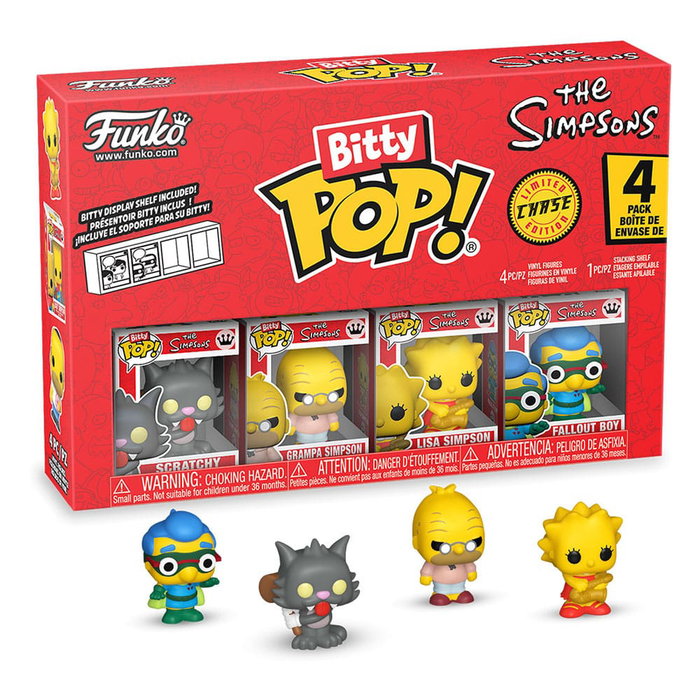FUNKO Pack de 4 Figuras Bitty POP! Los Simpsons
