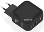 Aisens Cargador GaN 100W 3xUSB-C PD3.0 QC4.0 1xUSB-A QC3.0 Negro