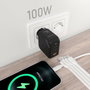 Aisens Cargador de Pared GaN 100W 3xUSB-C 1xUSB-A ASCH-100W4P029-BK Negro