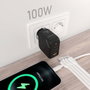Aisens Cargador GaN 100W 3xUSB-C PD3.0 QC4.0 1xUSB-A QC3.0 Negro