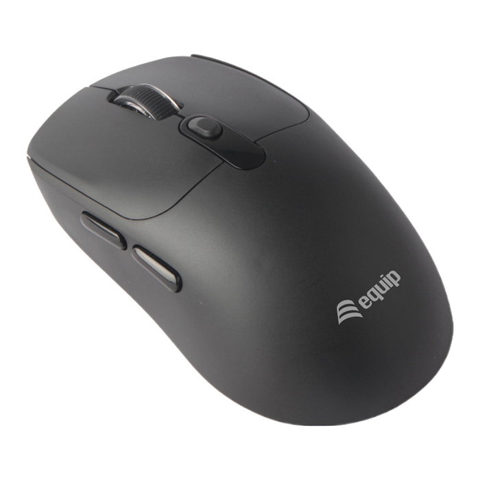 EQUIP Wireless Dual Mode Kompaktmaus 6 Botones (L+R) Negro - 6Btn - Móvil y PC EQUIP Wireless Dual Mode Kompaktmaus 6 Botones (L+R) Negro - 6Btn - Móvil y PC