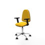 PIQUERAS Y CRESPO Silla de oficina Aýna Amarillo con Brazos 2D