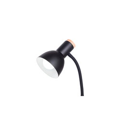 SKD Lámpara de Mesa Alison Acero Negro E27