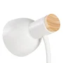 SKD Lámpara de Mesa Alison, Modelo T003-B, Diseño Elegante y Moderno, Casquillo E27 para Bombilla LED (Blanco)