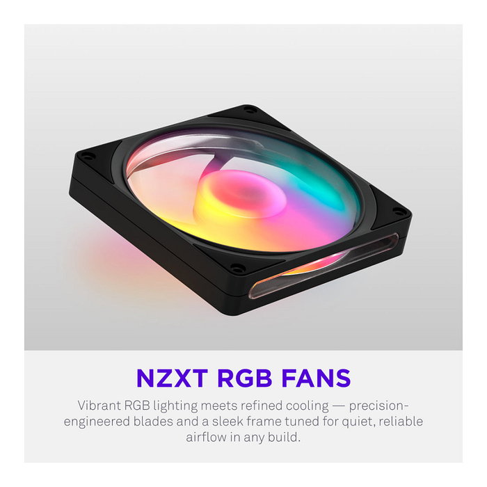 NZXT F140 RGB Black