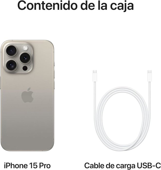 Apple iPhone 15 Pro 128GB Black Titanium (Reacondicionado) inevitable Apple iPhone 15 Pro 128GB Black Titanium (Reacondicionado) inevitable