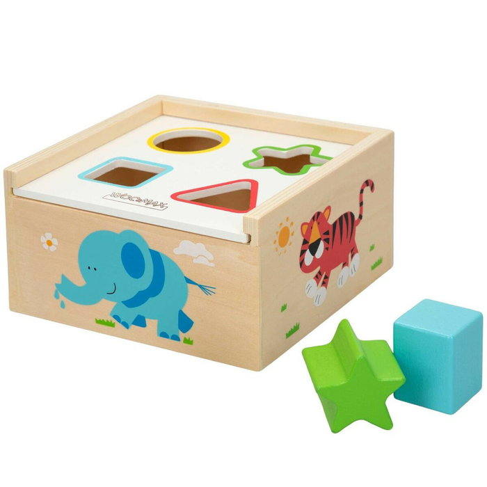 Puzzle Infantil de Madera Woomax Formas 13,5 x 7,5 x 13 cm (6 Unidades) Puzzle Infantil de Madera Woomax Formas 13,5 x 7,5 x 13 cm (6 Unidades)