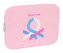 Funda para Portátil Benetton Pink Rosa 15,6'' 39,5 x 27,5 x 3,5 cm