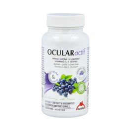 Intersa Ocular Actif Suplemento Alimenticio para la Visión con Mirtilo, Vitaminas C, E y Luteína - 45 Cápsulas