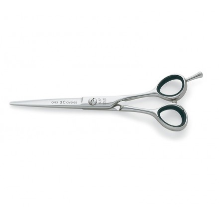 Tres Claveles Tijera de Peluquería Onix 5.5 pulg. Filo Navaja Tres Claveles Tijera de Peluquería Onix 5.5 pulg. Filo Navaja