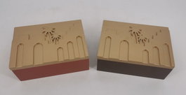 DKD Home Decor Caja MDF 17x12x6,5 Surtido de 2 Colores