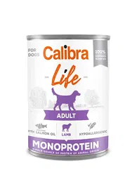 Calibra Dog Life Adulto Cordero Lata Comida Húmeda para Perros 6x400 gr