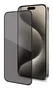 Celly PRIVACYF1078BK Protector de Pantalla de Privacidad para Apple iPhone 16 - Vidrio Templado 9H Resistente a Golpes y Rayones, Negro Transparente, 1 Unidad