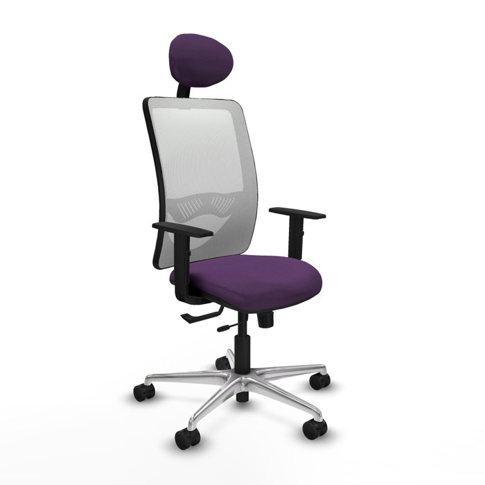 PIQUERAS Y CRESPO Silla de oficina Zulema Morado/Blanco PIQUERAS Y CRESPO Silla de oficina Zulema Morado/Blanco