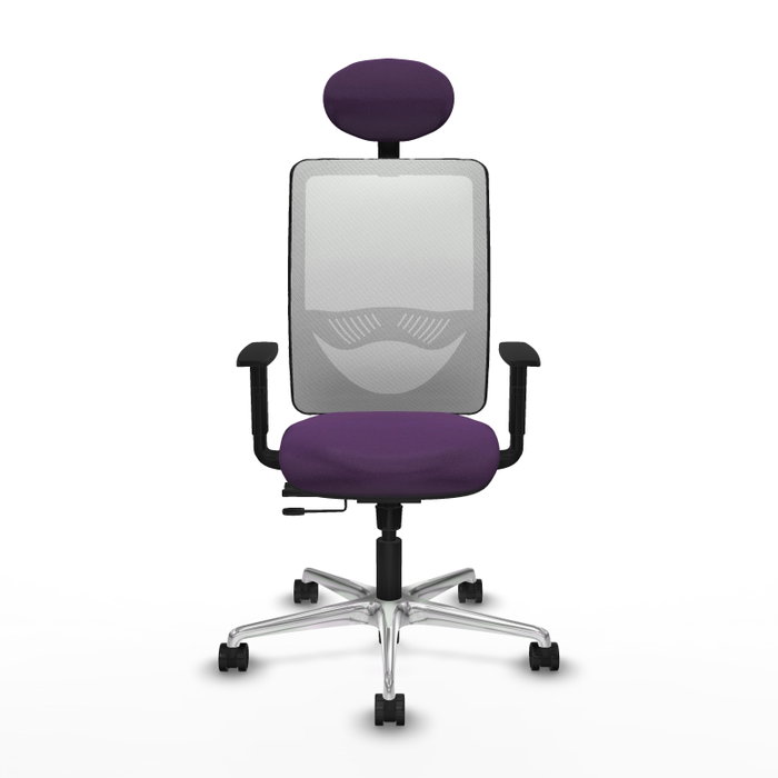 PIQUERAS Y CRESPO Silla de oficina Zulema Morado/Blanco PIQUERAS Y CRESPO Silla de oficina Zulema Morado/Blanco