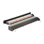Delock Patchpanel 24 Puertos Cat.6A RJ-45 Montaje en Rack 1U Negro Metal 43320