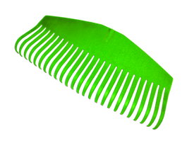 PLUVIA Rastrillo Escoba de Plástico Oliva HF-070 con 25 Dientes