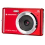 AgfaPhoto Realishot DC5200 Cámara Compacta Digital 21 MP CMOS Sensor HD Zoom 8x Estabilizador de Imagen Grabación Video 720p Color Rojo