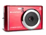 AgfaPhoto Realishot DC5200 Cámara Compacta Digital 21 MP CMOS Sensor HD Zoom 8x Estabilizador de Imagen Grabación Video 720p Color Rojo
