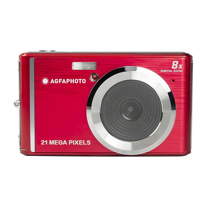 AgfaPhoto Realishot DC5200 Cámara Digital Compacta 21 MP CMOS HD 8x Zoom Digital Rojo