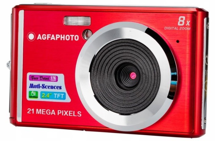 AgfaPhoto Realishot DC5200 Cámara Digital Compacta, Rojo AgfaPhoto Realishot DC5200 Cámara Digital Compacta, Rojo