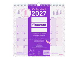 FINOCAM Calendario Chic 2027 Mensual Morado