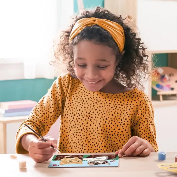 Ravensburger 25528 Kit de Pintura por Números Gatitos y Zapatos 18 x 24 cm A Partir de 7 Años