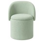 DKD Home Decor Reposapiés Convertible de Chenilla y Madera Verde Menta