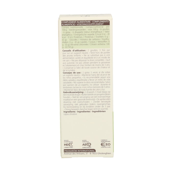Pranarom Aceite esencial de Hierba Luisa 5 ml