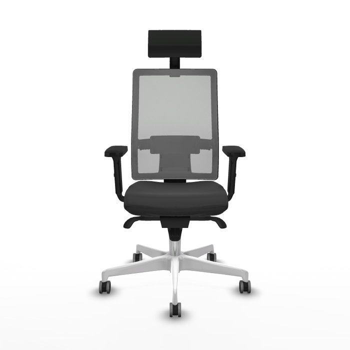 PIQUERAS Y CRESPO Silla de oficina Horna Gris con Mecanismo Sincro PIQUERAS Y CRESPO Silla de oficina Horna Gris con Mecanismo Sincro