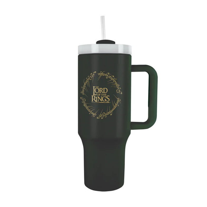 PYRAMID Vaso Termo El Señor de los Anillos 1.2L Acero Inoxidable con Tapa y Pajita